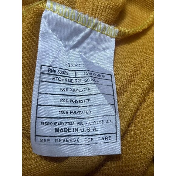 Vintage Nike Yellow ACG Cycling Shirt Swoosh 90s Jersey 1/4 Zip USA Men's XL - Picture 4 of 7